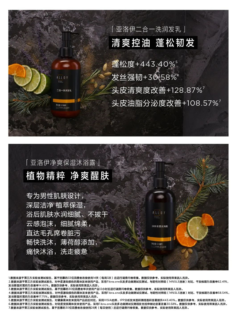 亚洛伊劲爽洗护系列