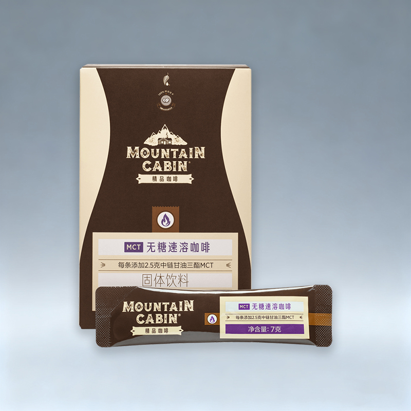 美乐家Moutain Cabin MCT无糖速溶咖啡 美乐家Moutain Cabin MCT无糖速溶咖啡